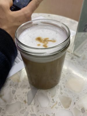 Plant based latte!  at Superfood Deli - Mariahilfer in Vienna