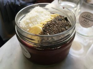 protein paleo smoothie bowl at Superfood Deli - Mariahilfer in Vienna