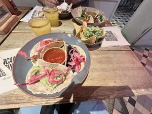 Tacos and Nachos   at Bocamexa in Paris