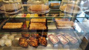 food on display at KartoffelKonig in Munich