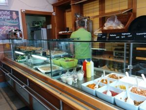 Inside at KartoffelKonig in Munich