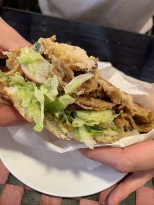 Seitan donor - started eating before photo. Sorry 😅  at KartoffelKonig in Munich