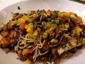 Thai Cauliflower Quinoa Pasta at Silver Diner in Frederick