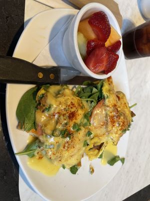 Just Egg Benedict  at Silver Diner in Frederick