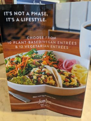 Positive advertising at Silver Diner in Frederick