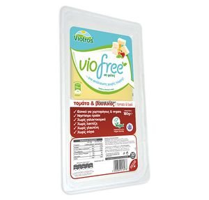 Viotros Vegan Cheese - Tomato & Basil at Gorganic Shop in Larnaca