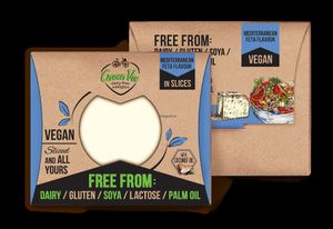 GreenVie Vegan Cheeses - Mediteranean Flavour Slices at Gorganic Shop in Larnaca