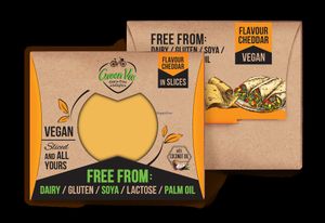 GreenVie Vegan Cheeses - Cheddar Flavour Slices at Gorganic Shop in Larnaca