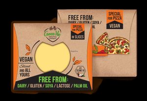 GreenVie Vegan Cheese - Pizza Flavour Slices at Gorganic Shop in Larnaca