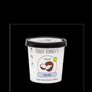 Abbot Kinney's yogurt ice cream coconut. Vegan, Sugar free & Gluten free at Gorganic Shop in Larnaca