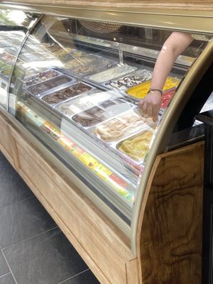 Different vegan flavours 🍧  at Amorino - Catedral in Sevilla