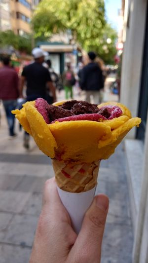 El helado es espectacular at Amorino in Alicante