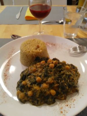 Plat du jour at Happy Books in Fribourg