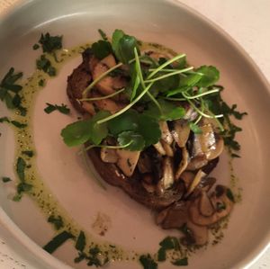German toast and mushrooms. Amazing! at Daliah Vienna in Shanghai