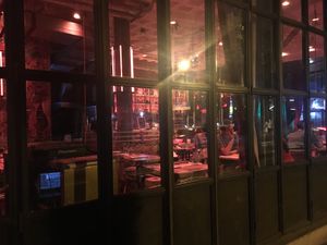 Outside view to the inside at Daliah Vienna in Shanghai