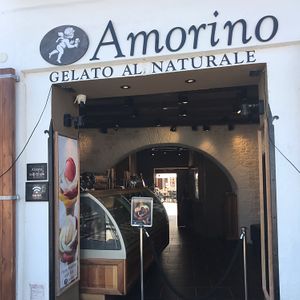 door at Amorino in Ibiza