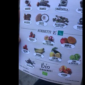 vegan at Amorino in Ibiza