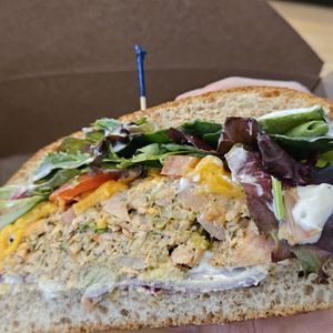 Tuna Melt at Subia's Organic Cafe and Market in Jersey City