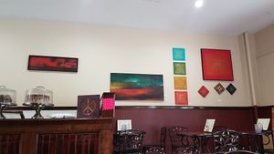 restaurant at Subia's Organic Cafe and Market in Jersey City