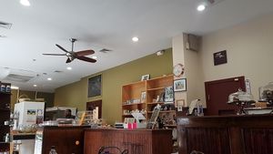 entrance counter at Subia's Organic Cafe and Market in Jersey City