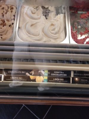 Vegan ice creams at Amorino - Guggenheim in Bilbao