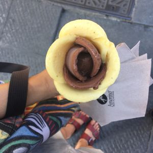 Chocolate and exotic fruit mix  at Amorino - Via del Corso in Florence