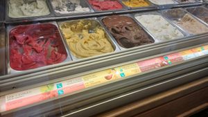 Several flavors at Amorino in Verona