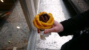 the flower ?  at Amorino in Verona