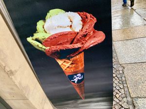 sign at Amorino - Oranienburger in Berlin