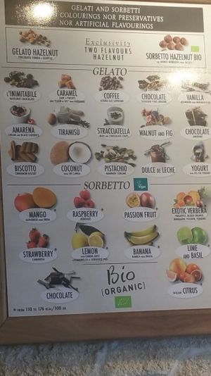 Flavours at Amorino - Fulham in South West London