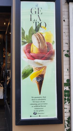 Sign at Amorino - Chelsea in South West London