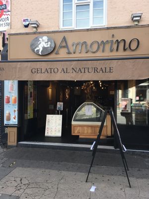 entrance at Amorino - Camden in North West London