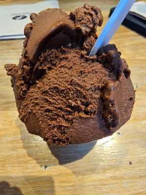 Dark chocolate sorbet-vegan at Amorino - Upper West Side in New York City