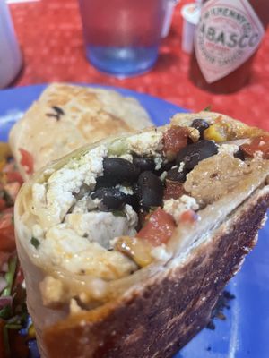 Brekky burrito  at The Friendly Toast in Boston