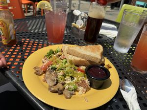 Breakfast scramble  at The Friendly Toast in Boston