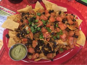 Vegan nachos at The Friendly Toast in Boston