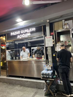 Shop front  at Cigkofteci Ali Usta in Istanbul
