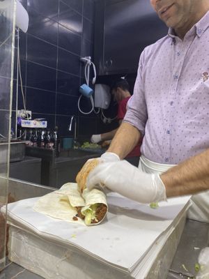   at Cigkofteci Ali Usta in Istanbul