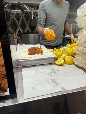 🫓 🍋   at Cigkofteci Ali Usta in Istanbul