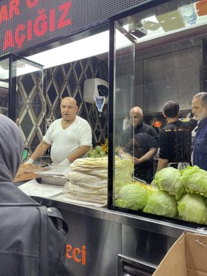   at Cigkofteci Ali Usta in Istanbul