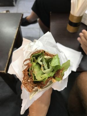 Wrap at Cigkofteci Ali Usta in Istanbul