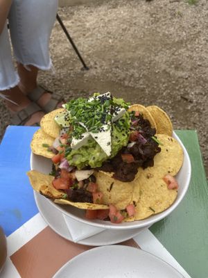 Yum nachos  at Wombat Cafe & Store in Dromana