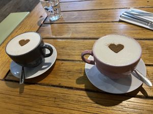 Chai latte with macadamia milk. So yummy and a big serve!  at Wombat Cafe & Store in Dromana