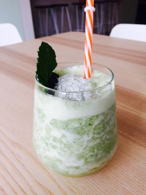 Krusher smoothie at Wombat Cafe & Store in Dromana