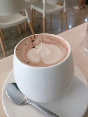 hot chocolate  at Wombat Cafe & Store in Dromana
