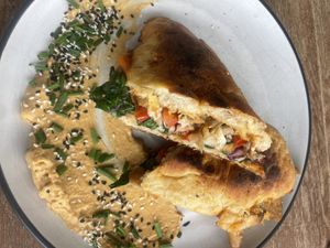 Not chicken roll yum!!   at Wombat Cafe & Store in Dromana