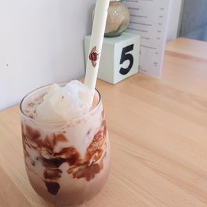 Iced chocolate at Wombat Cafe & Store in Dromana