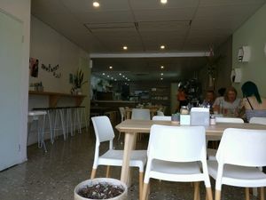 seating at Wombat Cafe & Store in Dromana