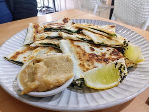 Gozleme (specials menu) at Wombat Cafe & Store in Dromana