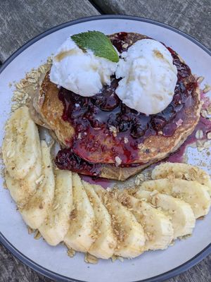 Pancakes at Wombat Cafe & Store in Dromana